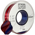 Spoel filament Silk PLA Dual Color rood blauw, Prof. Lab, 1,75 mm