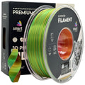 Spoel filament Silk PLA Tri Color rood geel groen, Smart Print, 1,75 mm
