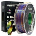 Spoel filament Silk PLA Tri Color oranje blauw groen, Smart Print, 1,75 mm