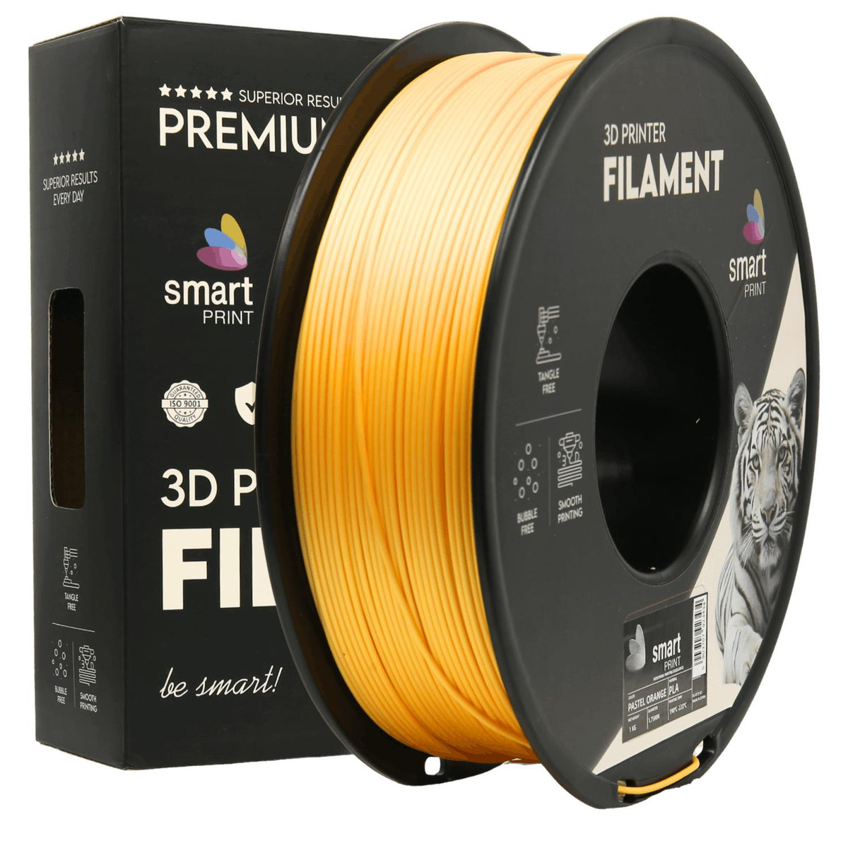 Spoel filament PLA pastel oranje, Smart Print, 1,75 mm