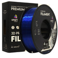 Spoel filament PETG transparant blauw, Smart Print, 1,75 mm