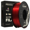 Spoel filament PETG transparant rood, Smart Print, 1,75 mm