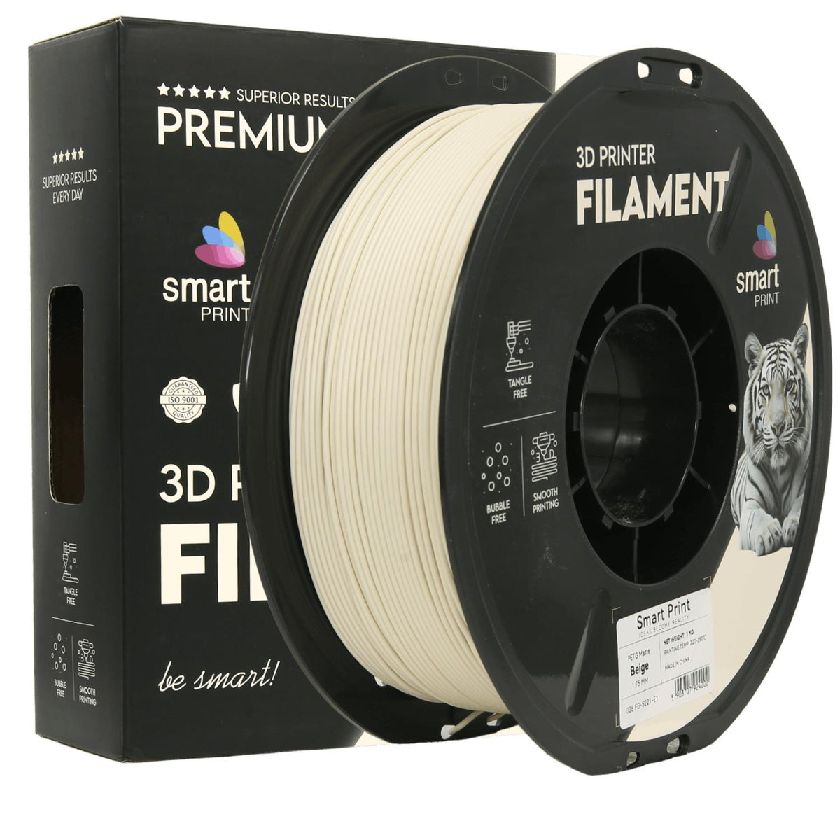 Spoel filament PETG mat beige, Smart Print, 1,75 mm