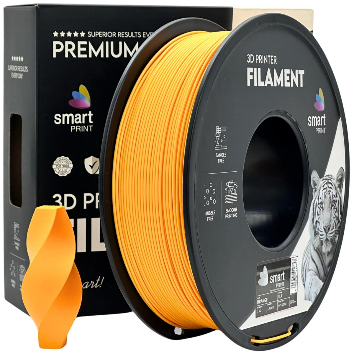 Spoel filament PLA oranje, Smart Print, 1,75 mm
