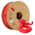 Spoel filament PLA mat rood, Polymaker, 1,75 mm