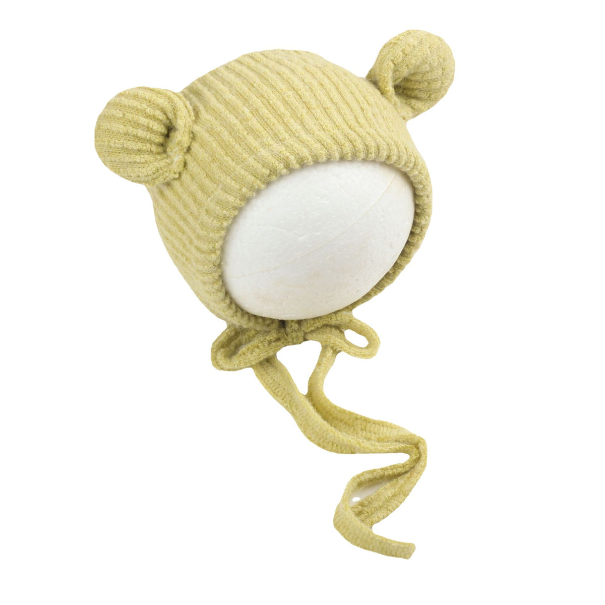 Cappello con paraorecchie a punta in pelliccia di coniglio multicolore
