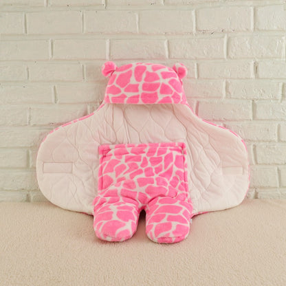 Flannel Split Leg Sleeping Bag for 16 to 24 inch Reborn Dolls
